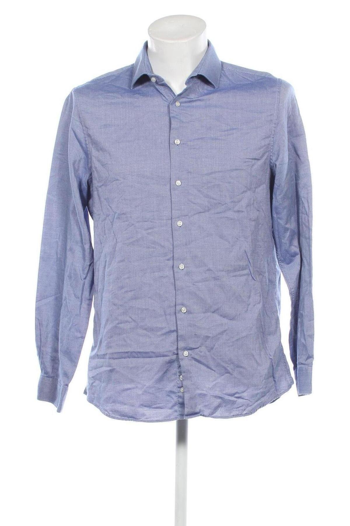 Ανδρικό πουκάμισο Angelo Litrico, Μέγεθος L, Χρώμα Μπλέ, Τιμή 7,18 €