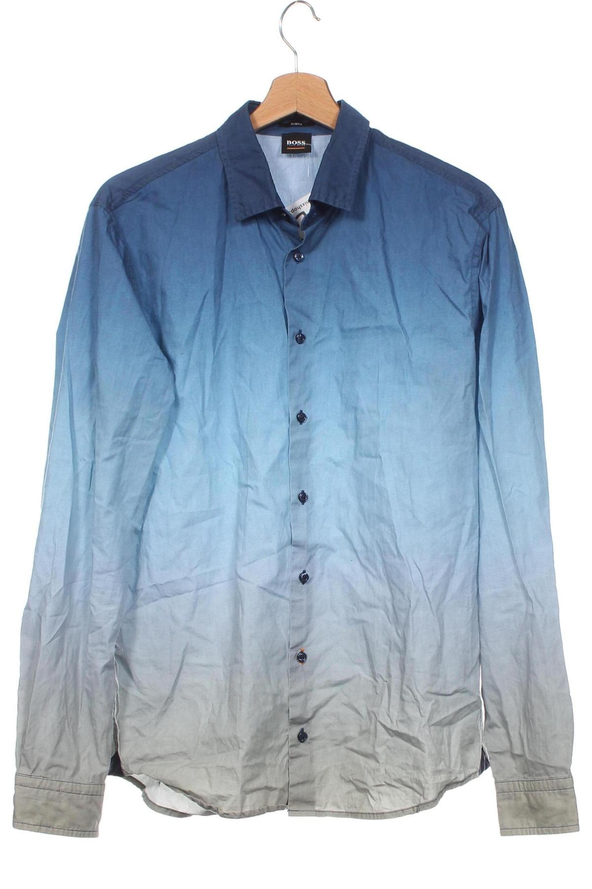 Herrenhemd BOSS, Größe M, Farbe Blau, Preis € 60,54