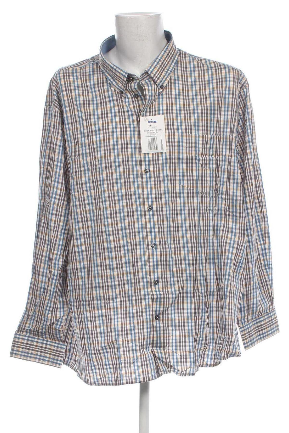 Herrenhemd Camargue, Größe 5XL, Farbe Mehrfarbig, Preis 32,01 €