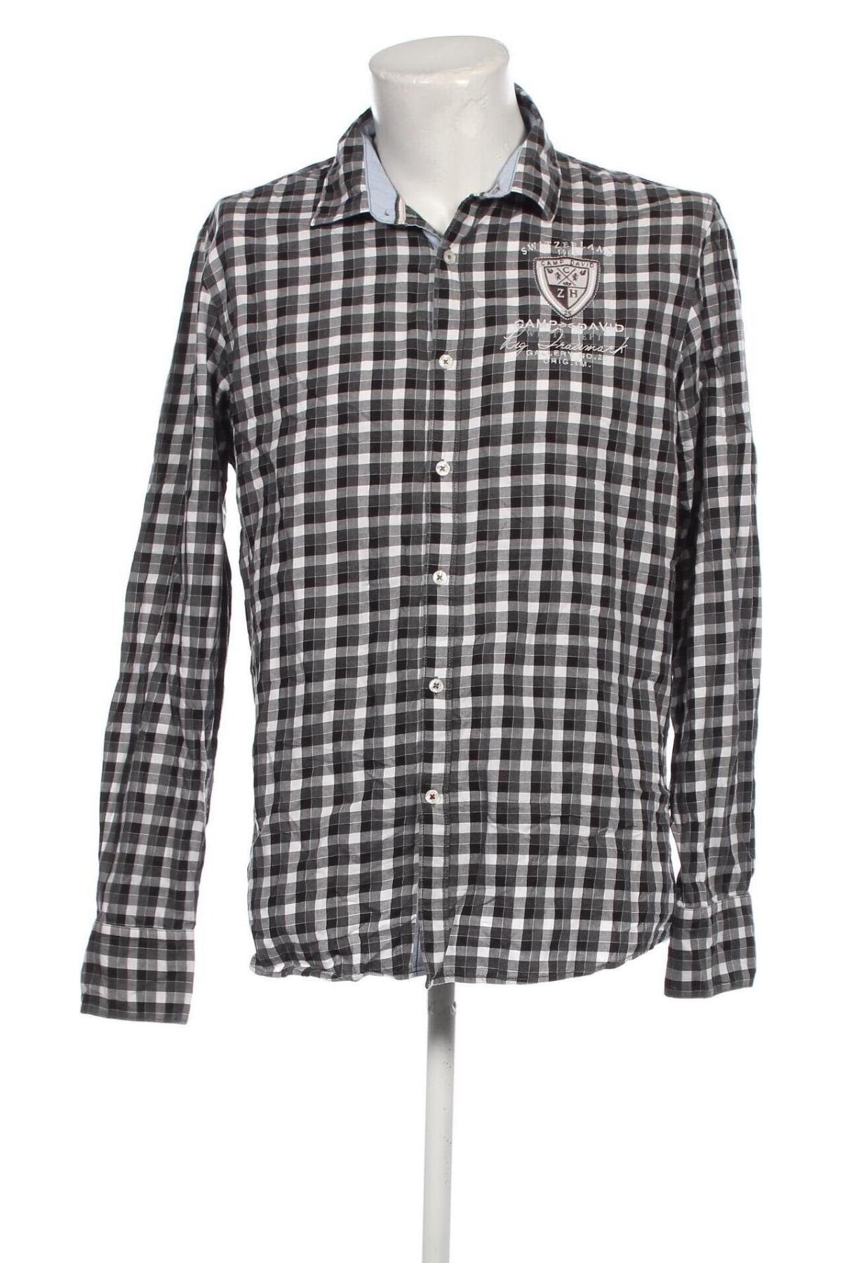 Ανδρικό πουκάμισο Camp David, Μέγεθος L, Χρώμα Πολύχρωμο, Τιμή 22,79 €