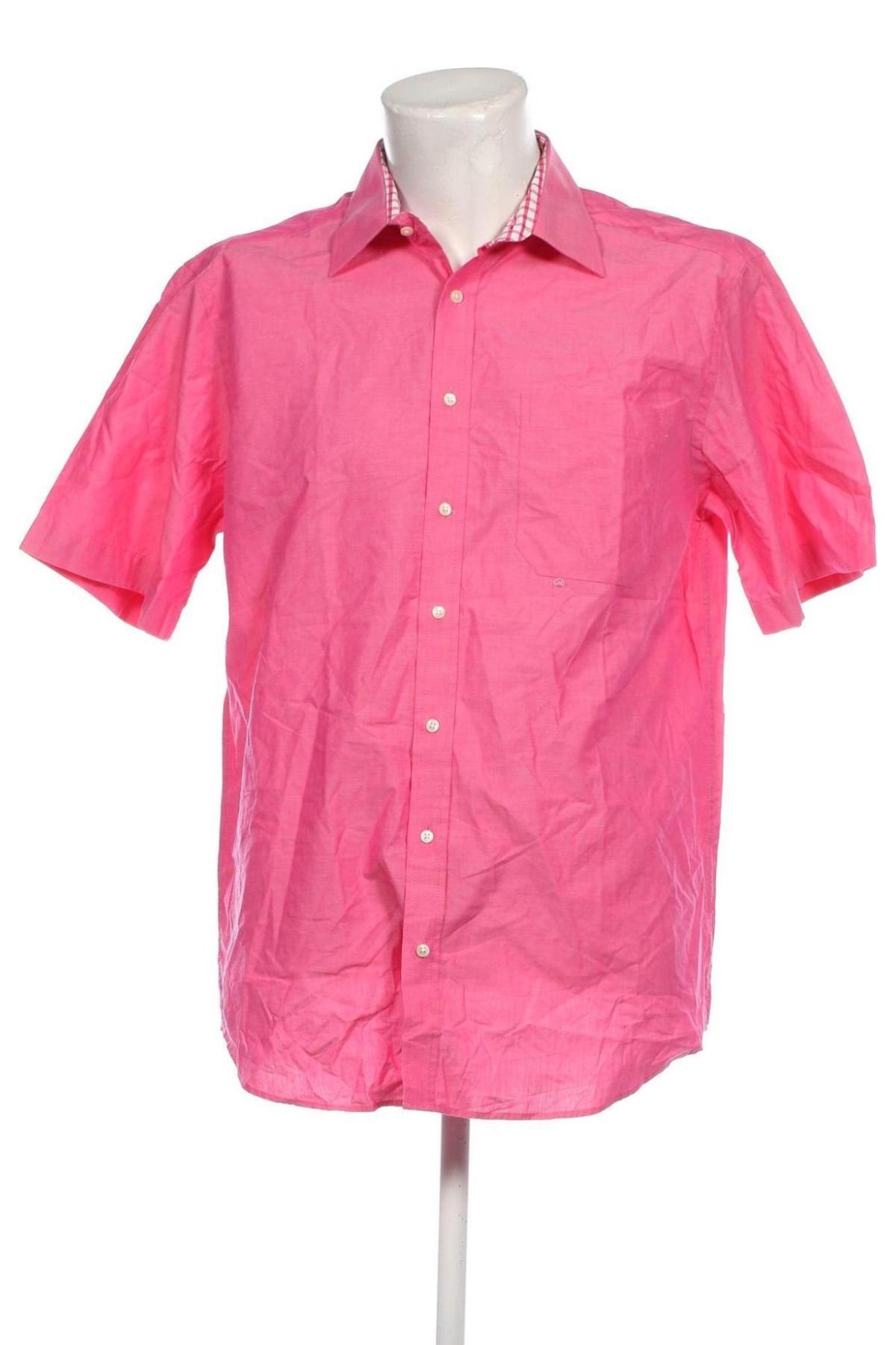 Ανδρικό πουκάμισο Canda, Μέγεθος L, Χρώμα Ρόζ , Τιμή 7,18 €
