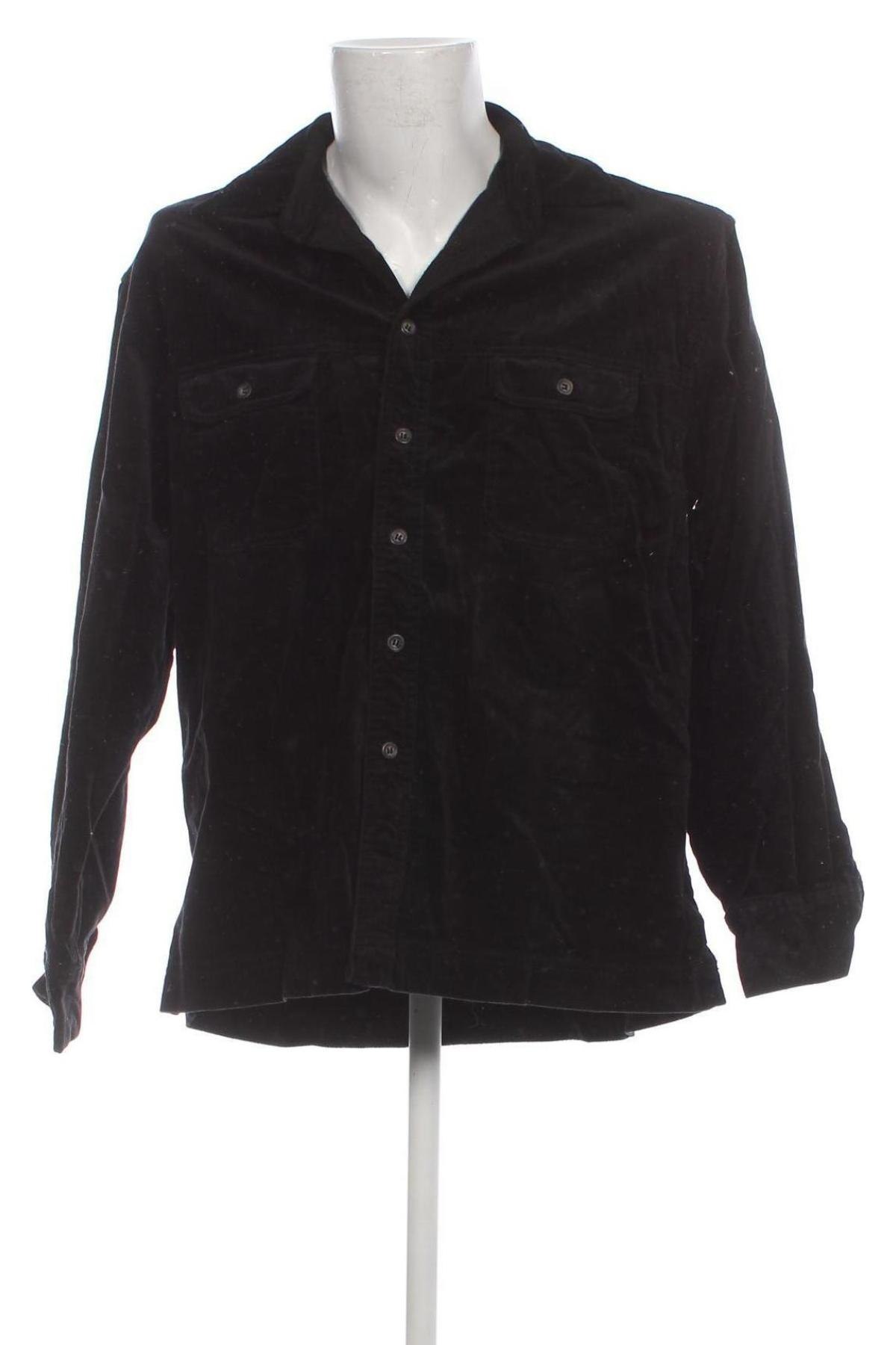 Ανδρικό πουκάμισο Clockhouse, Μέγεθος L, Χρώμα Μαύρο, Τιμή 8,07 €