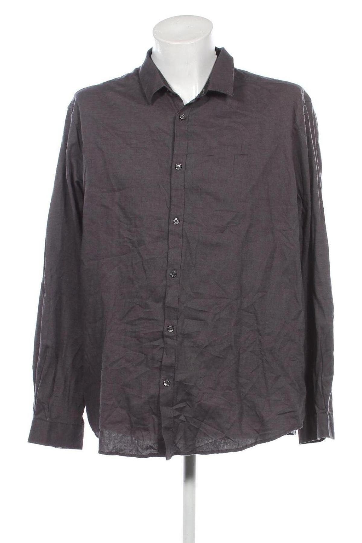 Мъжка риза Current, Размер XXL, Цвят Сив, Цена 21,62 лв.