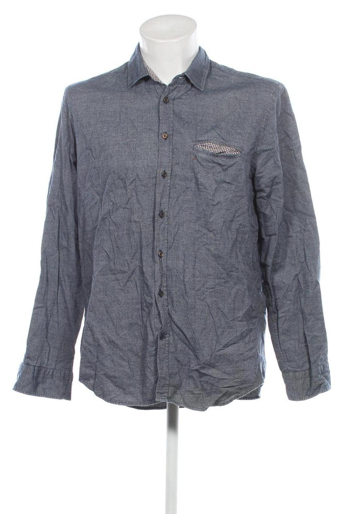 Ανδρικό πουκάμισο Daniel Hechter, Μέγεθος XL, Χρώμα Γκρί, Τιμή 26,91 €