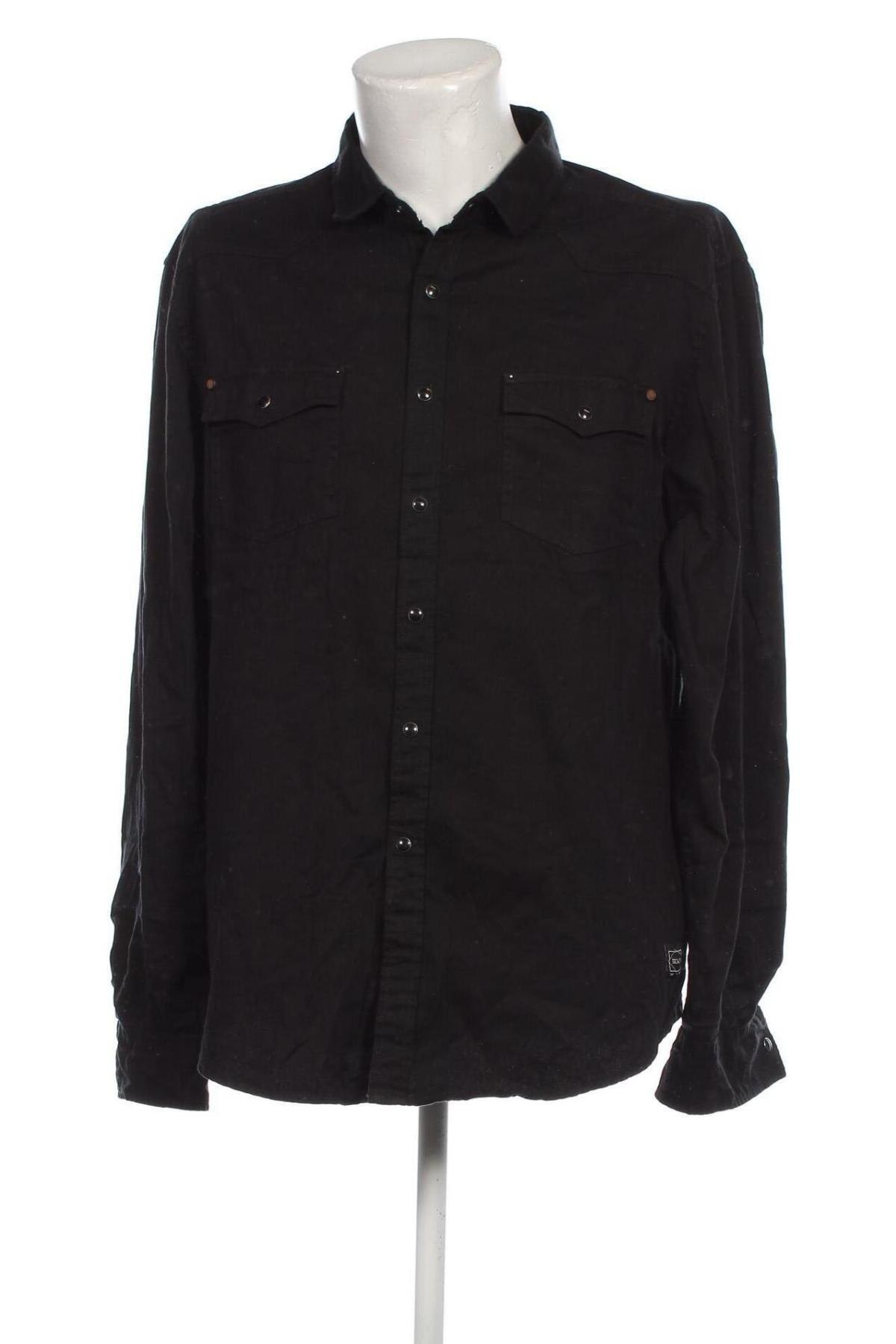 Мъжка риза Edc By Esprit, Размер XXL, Цвят Черен, Цена 34,00 лв.