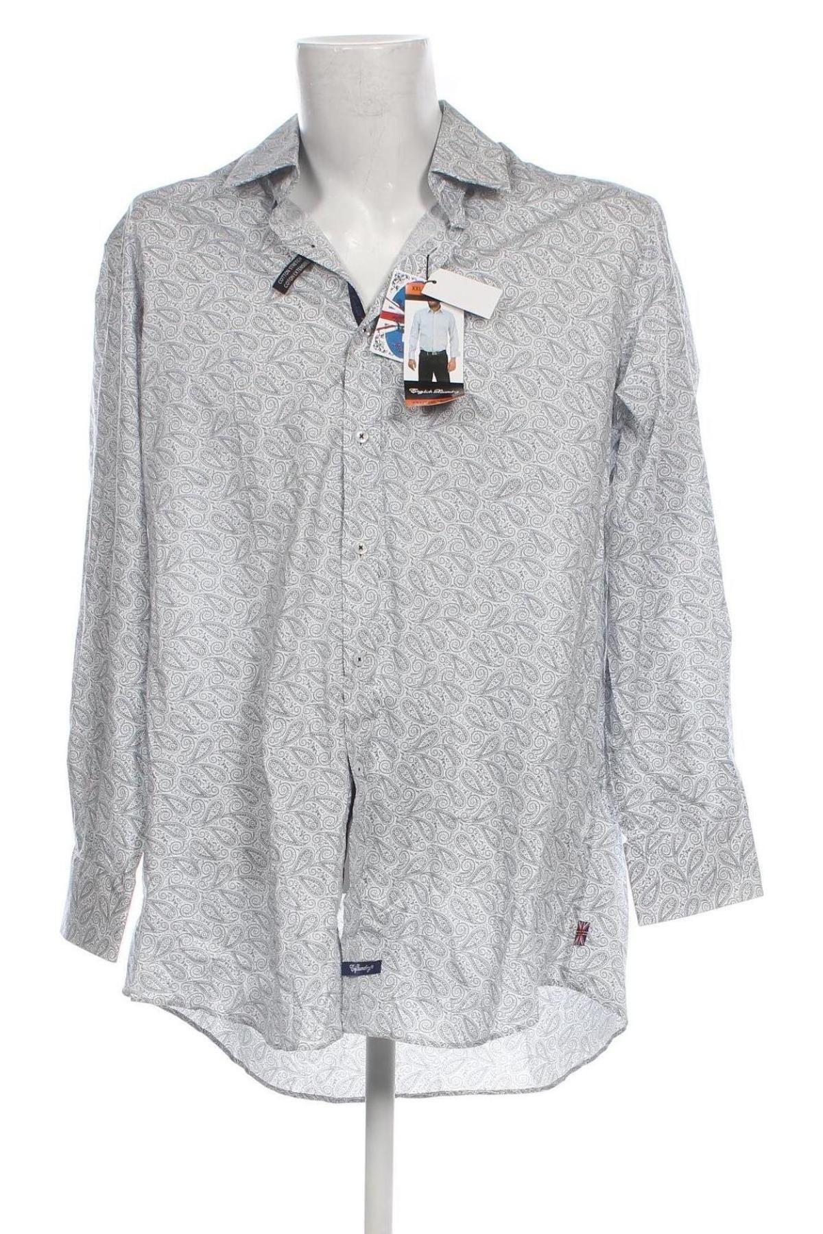 Ανδρικό πουκάμισο English Laundry, Μέγεθος XXL, Χρώμα Μπλέ, Τιμή 19,05 €