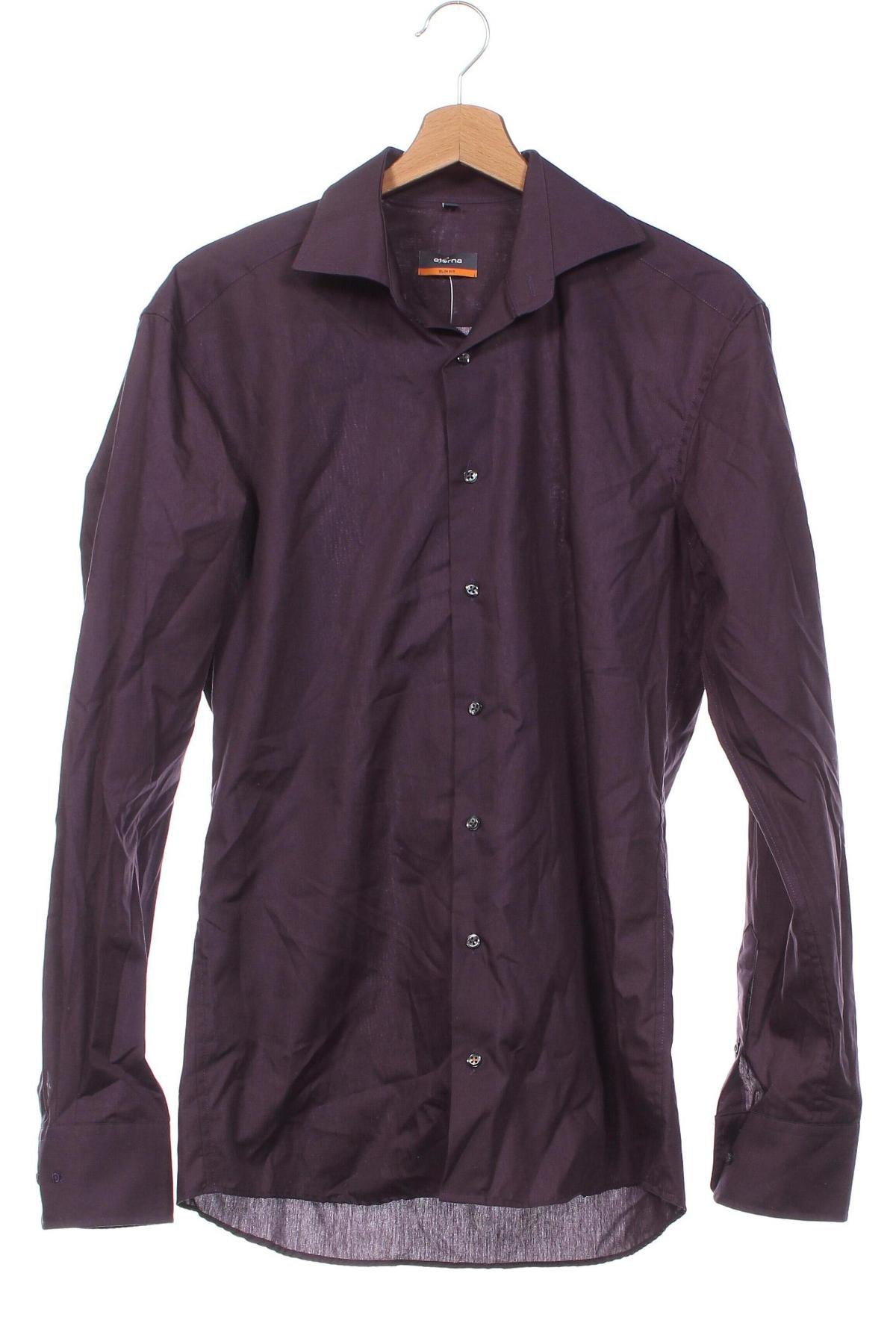 Ανδρικό πουκάμισο Eterna, Μέγεθος M, Χρώμα Βιολετί, Τιμή 17,01 €