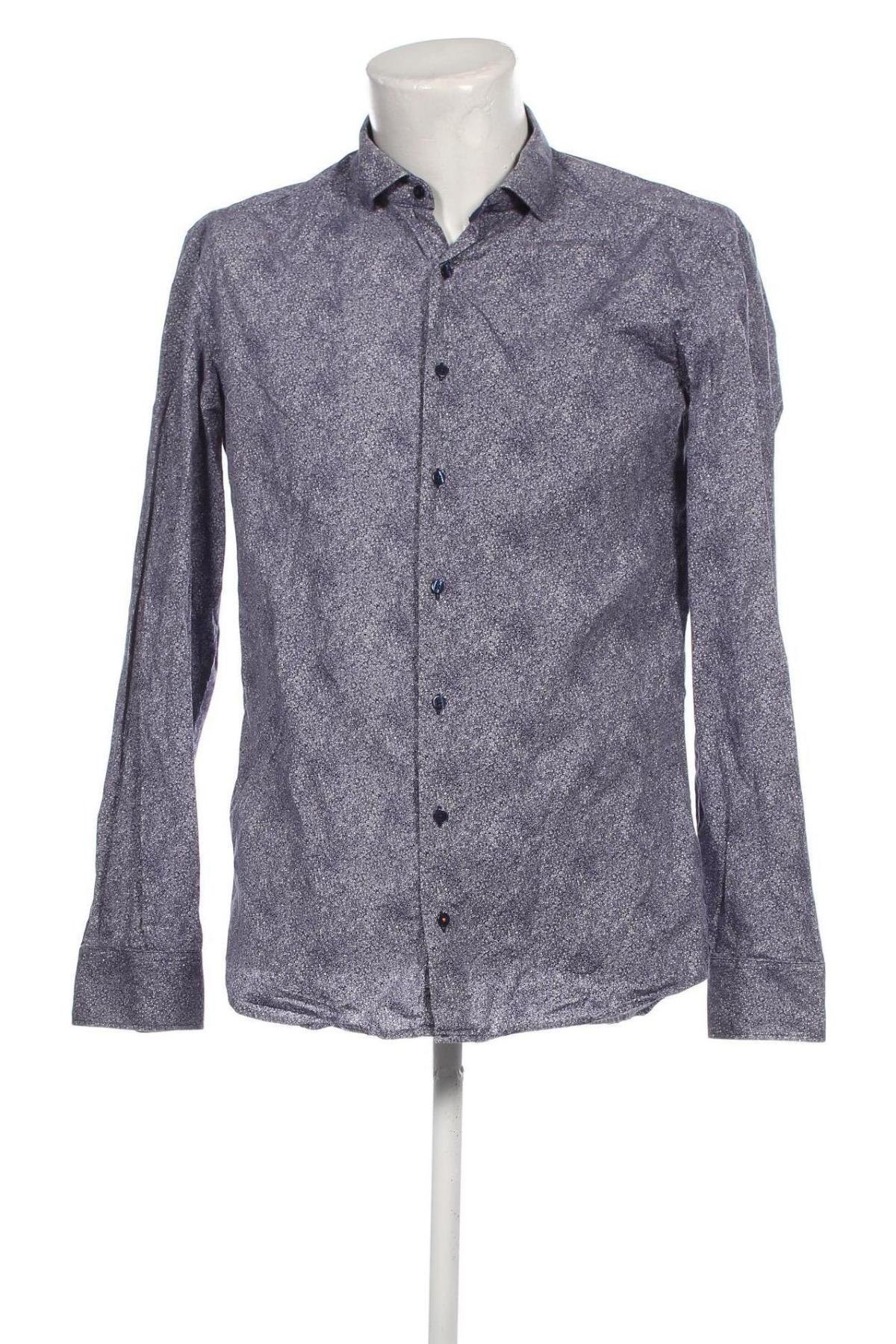 Ανδρικό πουκάμισο Eterna, Μέγεθος L, Χρώμα Μπλέ, Τιμή 34,02 €