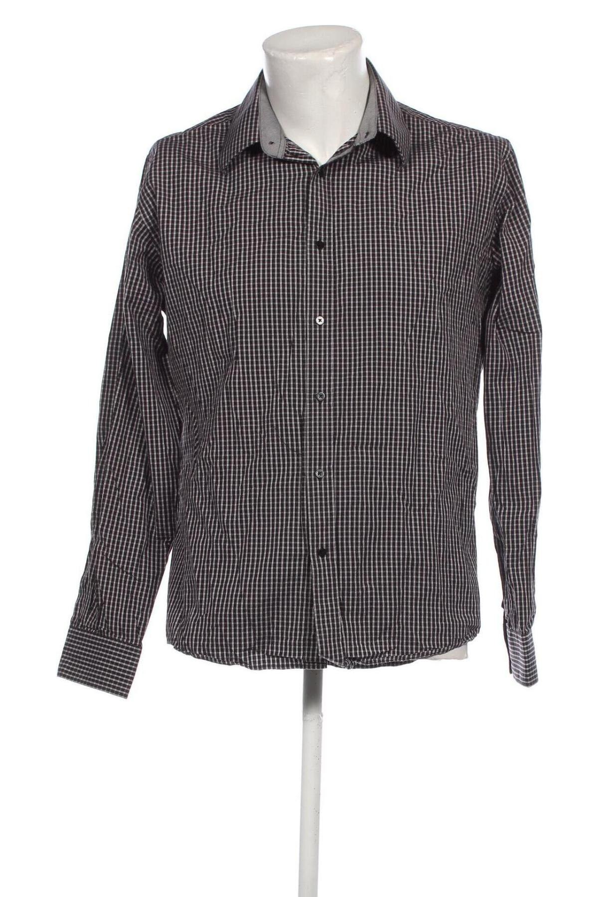 Мъжка риза Frank Q, Размер L, Цвят Черен, Цена 11,20 лв.