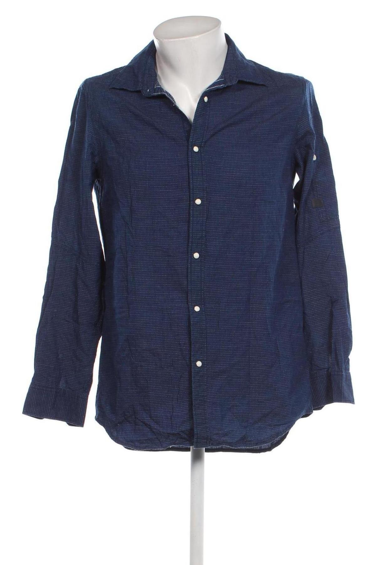 Herrenhemd G-Star Raw, Größe M, Farbe Blau, Preis € 20,88