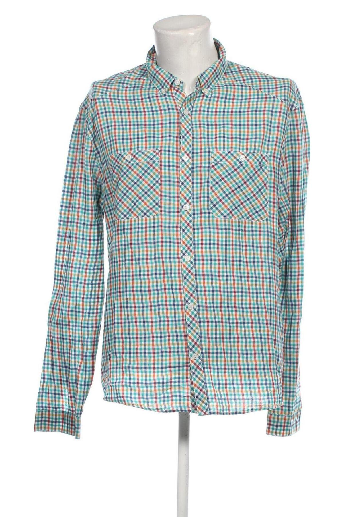 Мъжка риза H&M Divided, Размер XL, Цвят Многоцветен, Цена 13,63 лв.