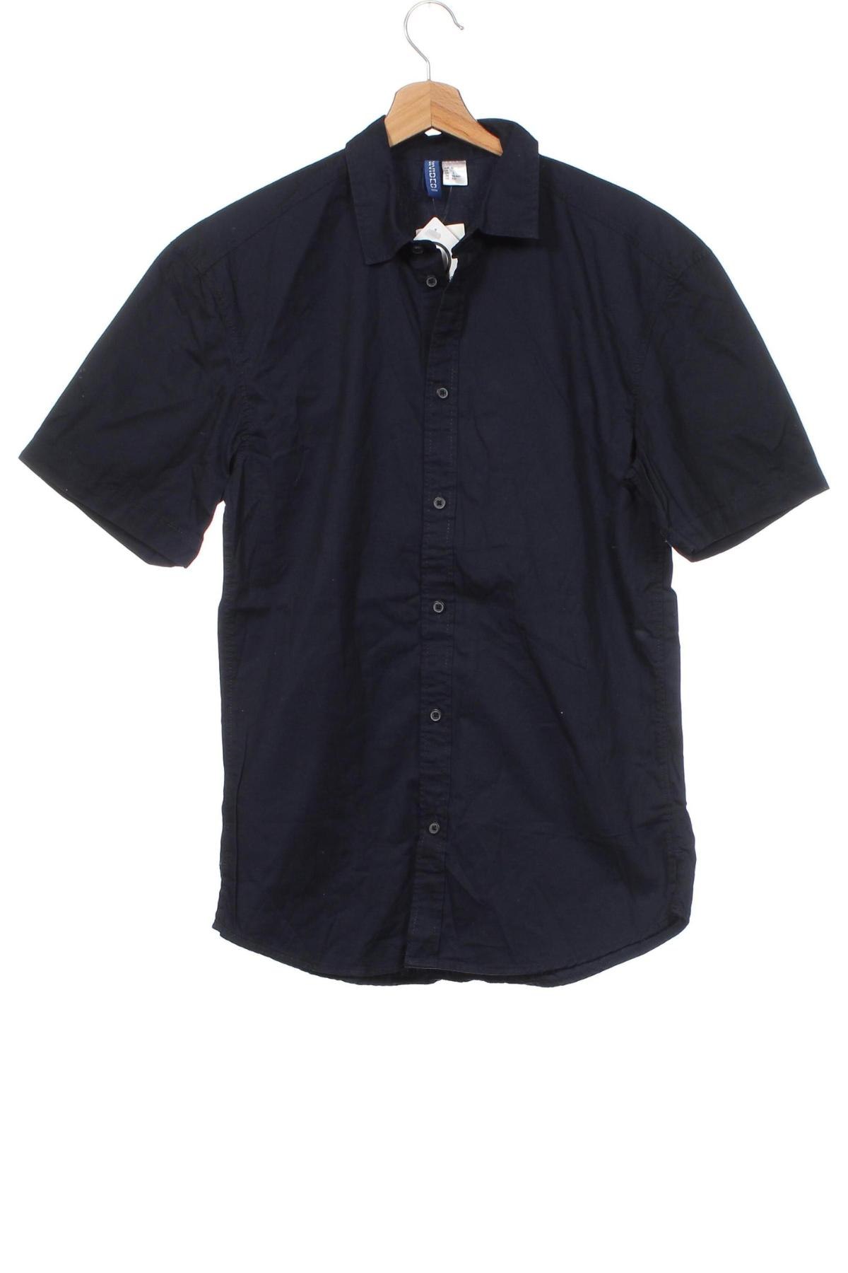 Pánska košeľa  H&M Divided, Veľkosť S, Farba Modrá, Cena  12,71 €