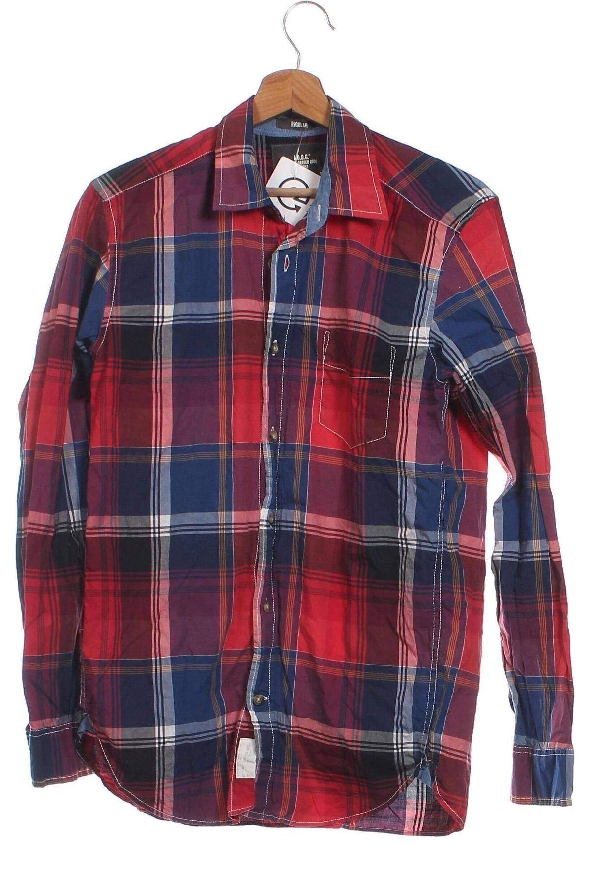 Ανδρικό πουκάμισο H&M L.O.G.G., Μέγεθος S, Χρώμα Πολύχρωμο, Τιμή 3,23 €