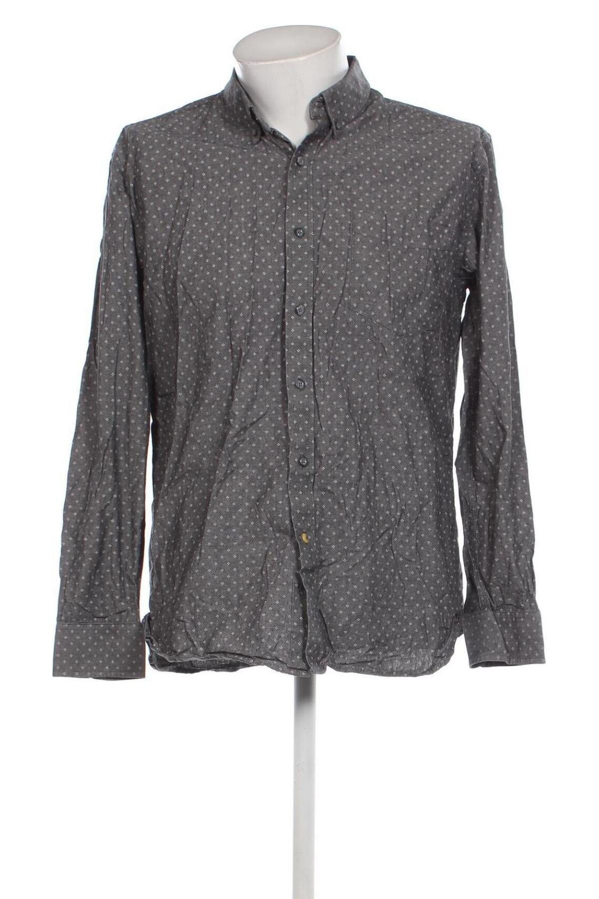 Herrenhemd Hilfiger Denim, Größe XL, Farbe Grau, Preis 37,58 €