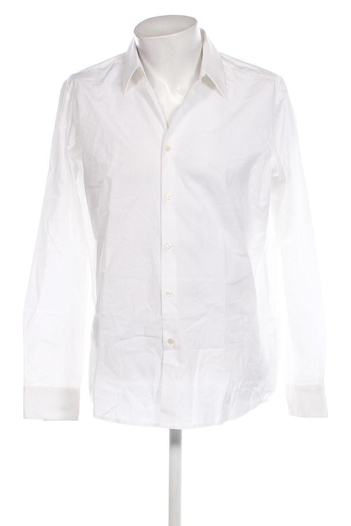 Herrenhemd Hugo Boss, Größe XL, Farbe Weiß, Preis € 60,54