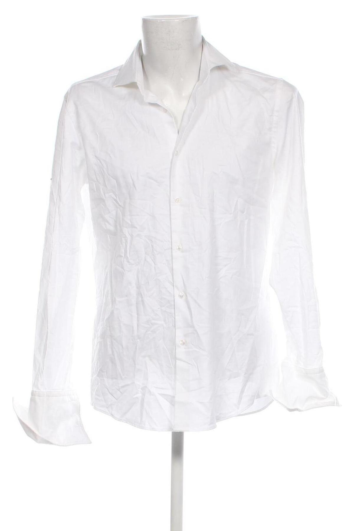 Мъжка риза Hugo Boss, Размер L, Цвят Бял, Цена 87,00 лв.