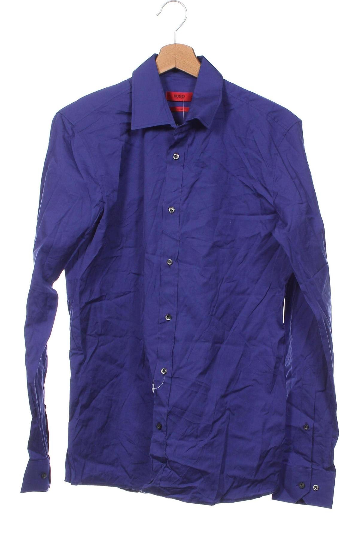 Ανδρικό πουκάμισο Hugo Boss, Μέγεθος S, Χρώμα Μπλέ, Τιμή 48,07 €