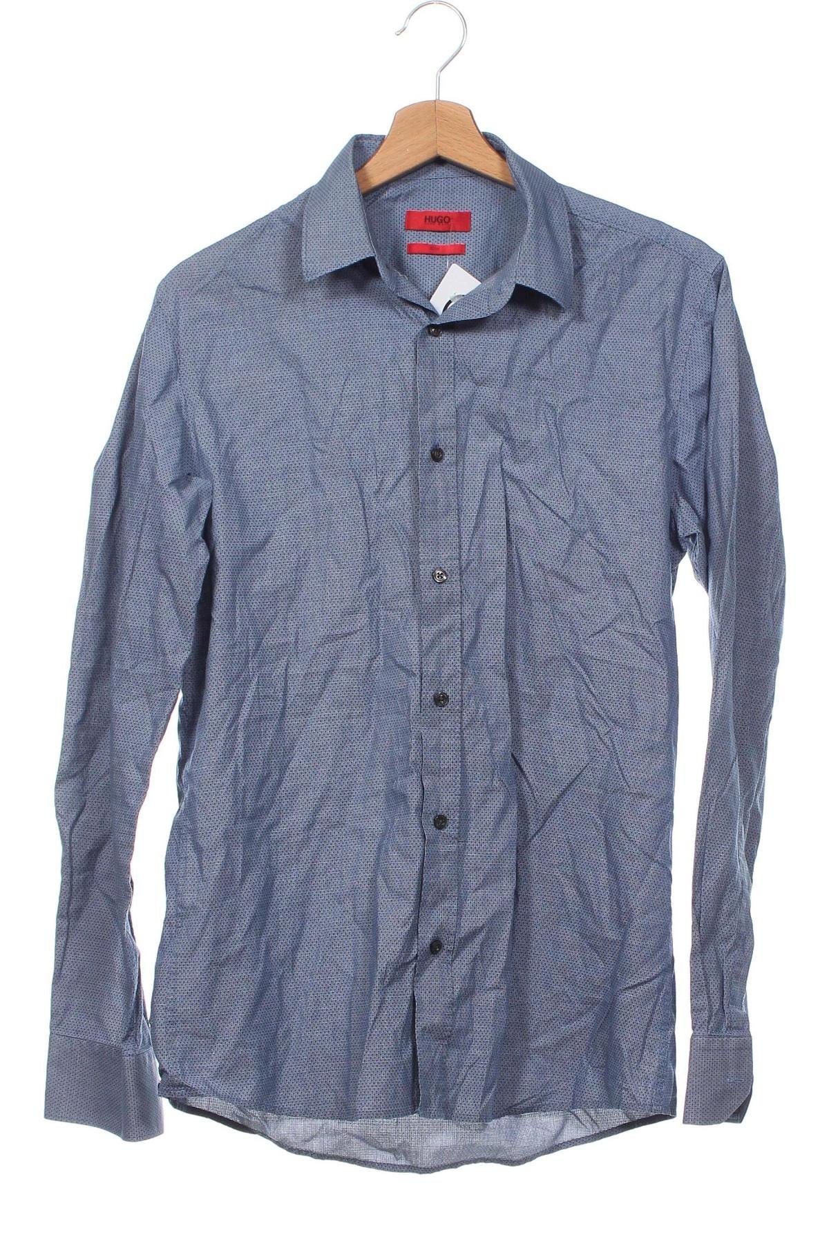 Ανδρικό πουκάμισο Hugo Boss, Μέγεθος S, Χρώμα Μπλέ, Τιμή 50,23 €