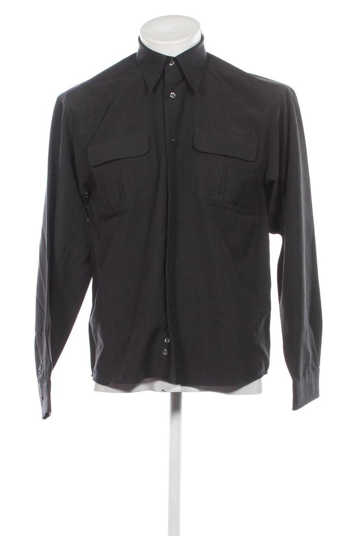 Мъжка риза Jack & Jones, Размер M, Цвят Черен, Цена 10,00 лв.