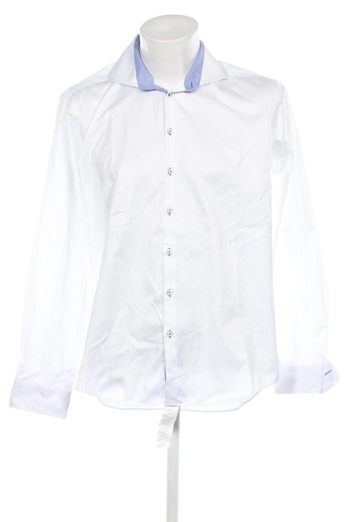 Męska koszula Jake*s, Rozmiar XL, Kolor Biały, Cena 78,40 zł