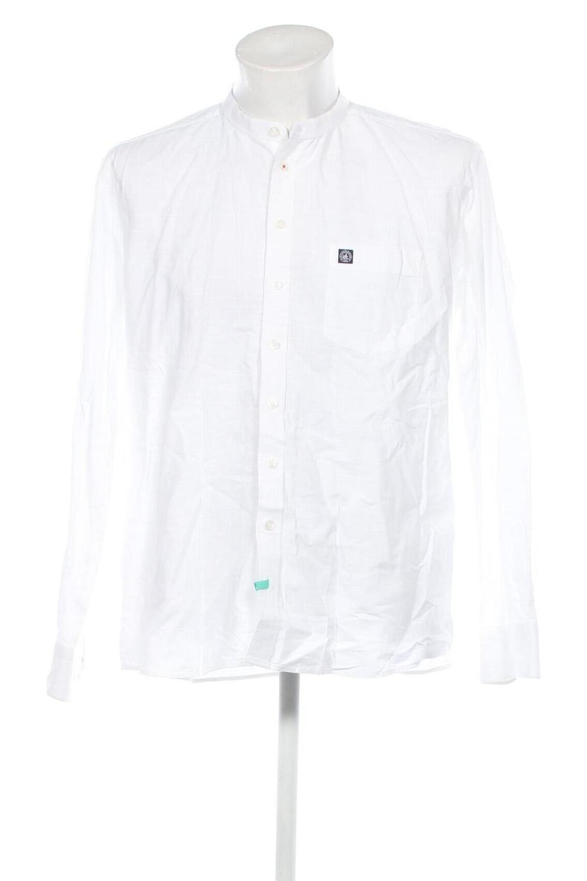 Мъжка риза Jan Vanderstorm, Размер L, Цвят Бял, Цена 34,00 лв.