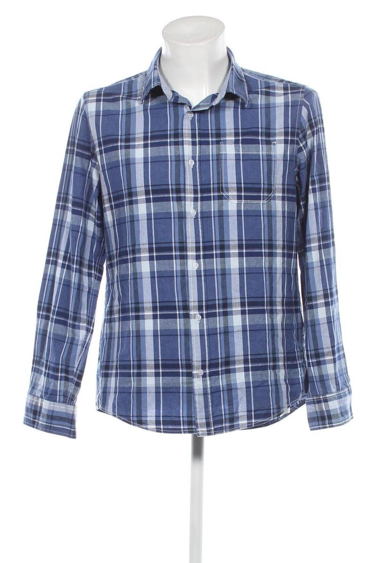 Ανδρικό πουκάμισο Jean Pascale, Μέγεθος L, Χρώμα Μπλέ, Τιμή 7,18 €