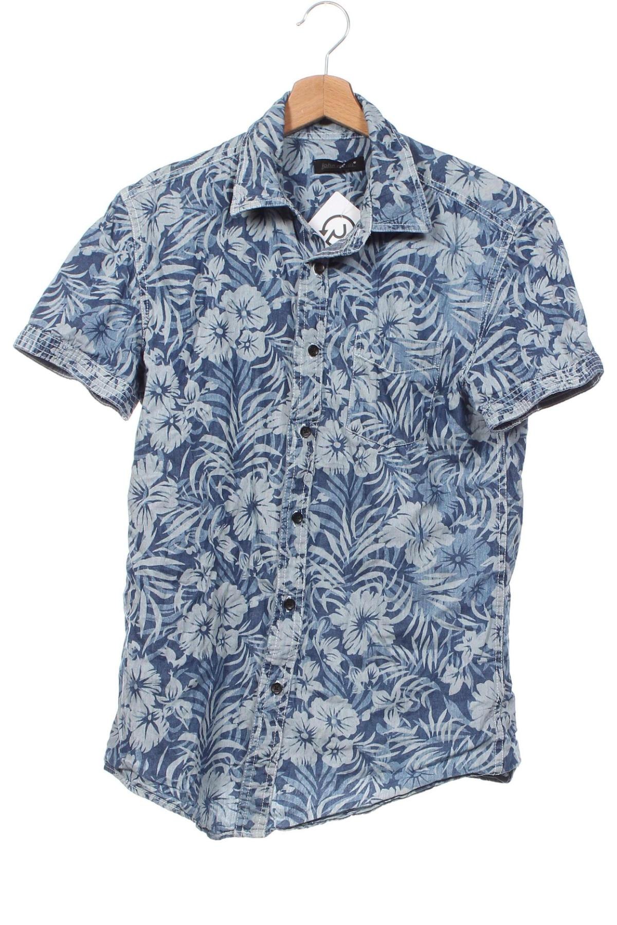 Ανδρικό πουκάμισο John Devin, Μέγεθος S, Χρώμα Μπλέ, Τιμή 17,94 €