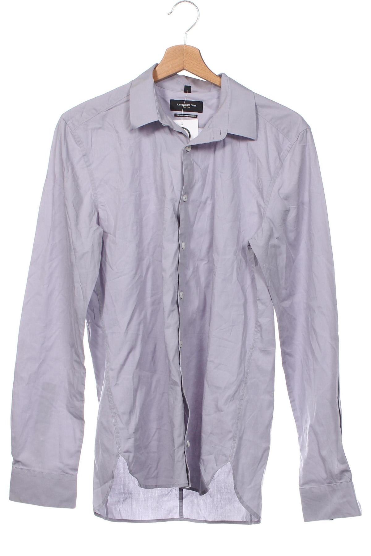 Ανδρικό πουκάμισο Lawrence Grey, Μέγεθος M, Χρώμα Γκρί, Τιμή 5,10 €
