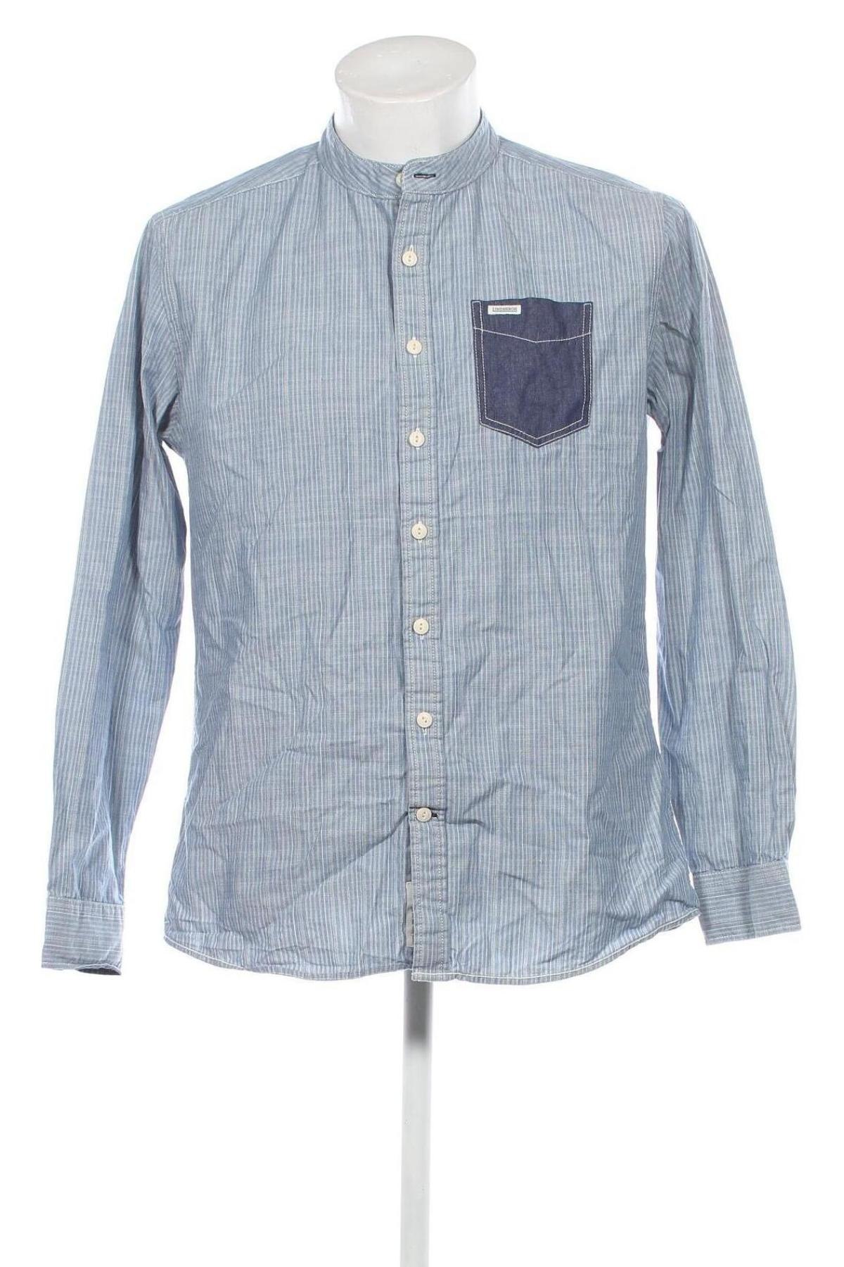 Ανδρικό πουκάμισο Lindbergh, Μέγεθος L, Χρώμα Μπλέ, Τιμή 28,13 €
