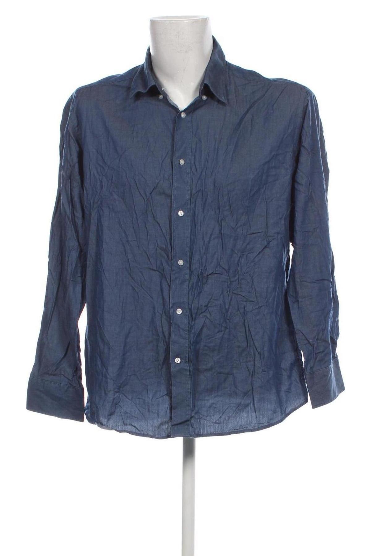 Herrenhemd Man By Tchibo, Größe M, Farbe Blau, Preis 4,04 €