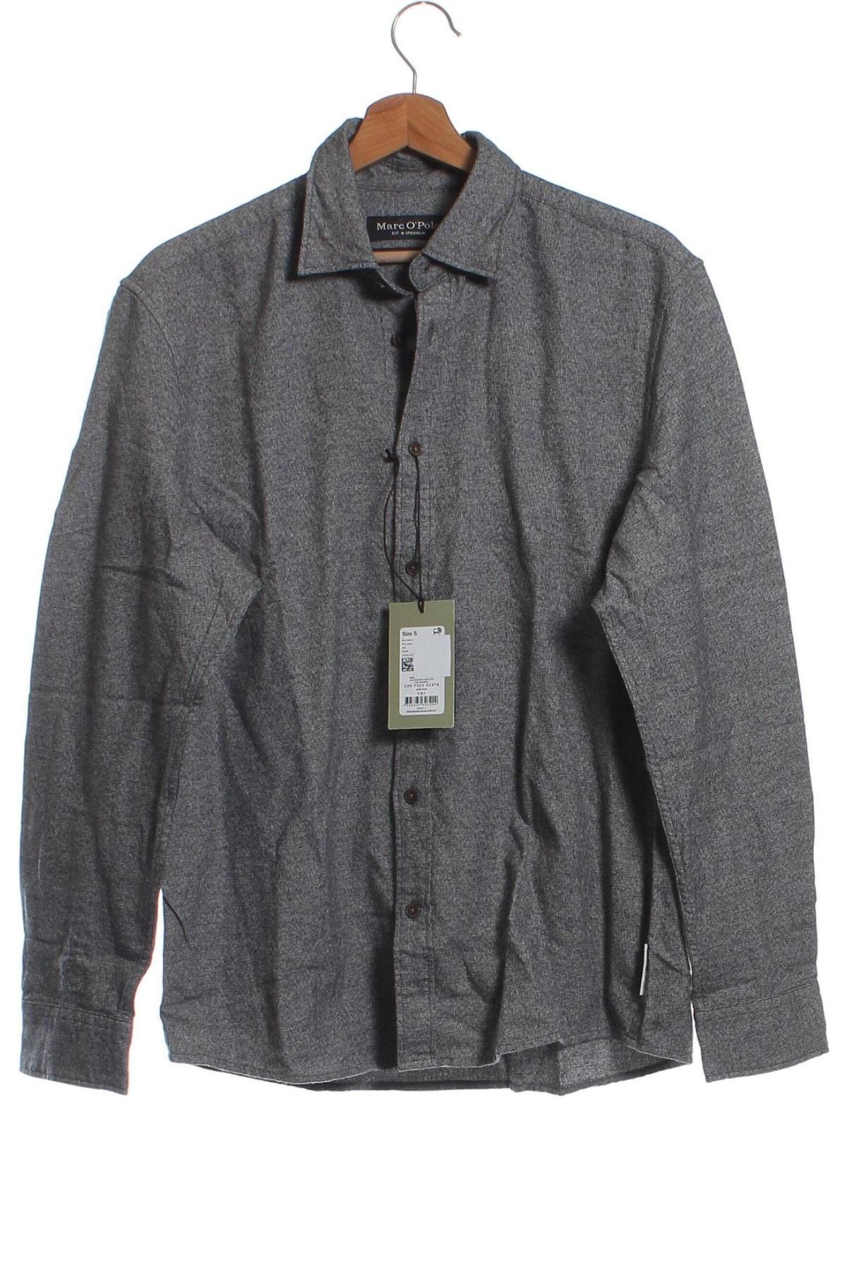 Ανδρικό πουκάμισο Marc O'Polo, Μέγεθος S, Χρώμα Γκρί, Τιμή 12,45 €