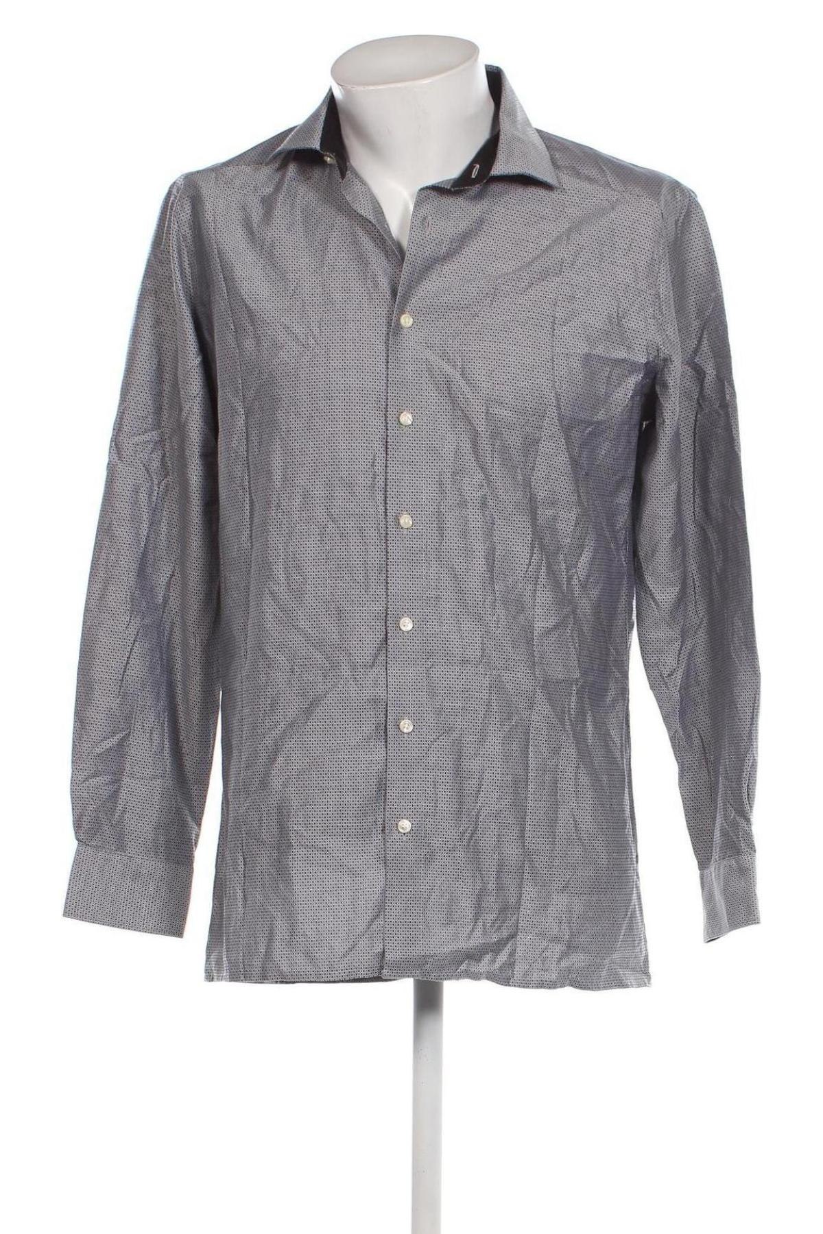 Ανδρικό πουκάμισο Olymp, Μέγεθος L, Χρώμα Μπλέ, Τιμή 25,52 €