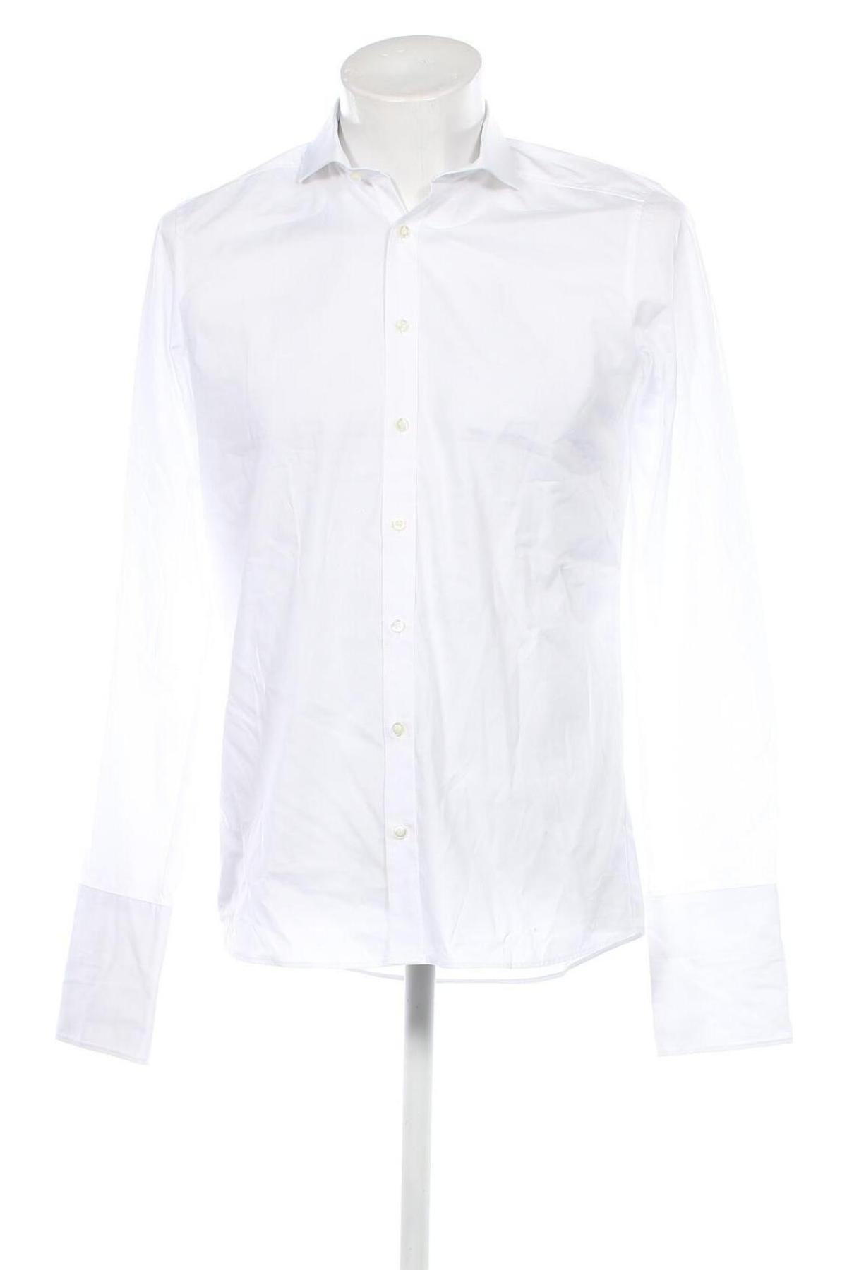 Мъжка риза Olymp, Размер M, Цвят Бял, Цена 24,75 лв.