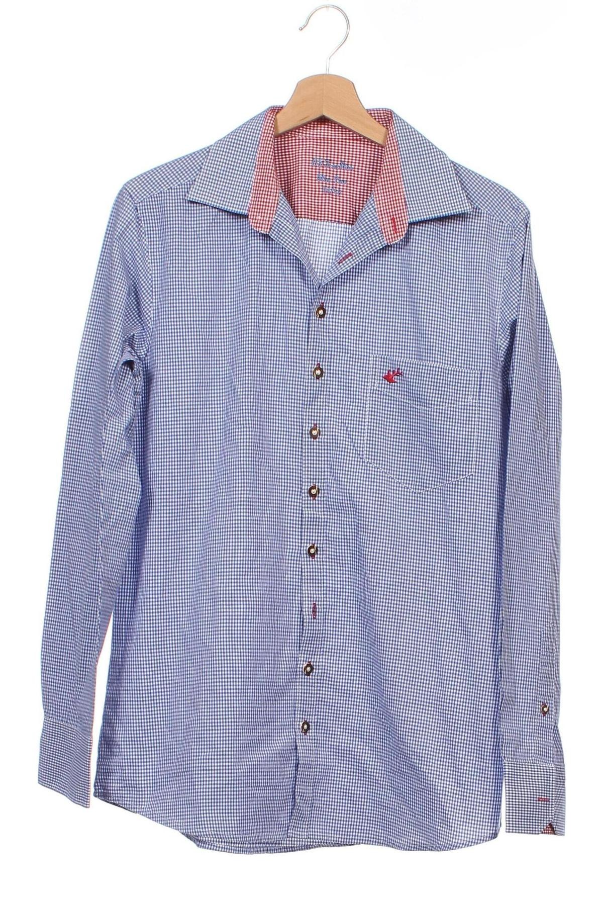 Ανδρικό πουκάμισο Os Trachten, Μέγεθος M, Χρώμα Πολύχρωμο, Τιμή 21,03 €