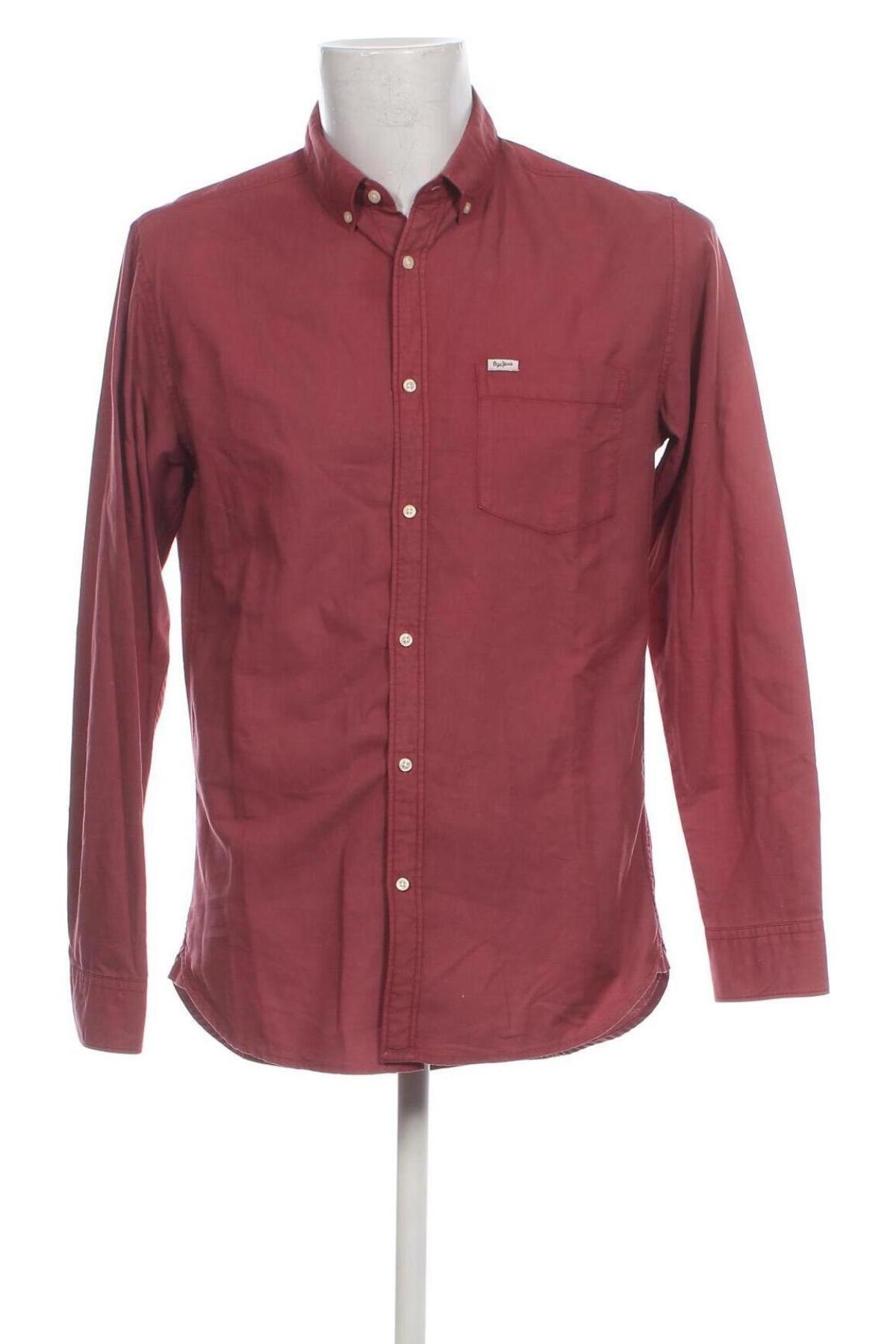 Herrenhemd Pepe Jeans, Größe M, Farbe Rosa, Preis € 22,37