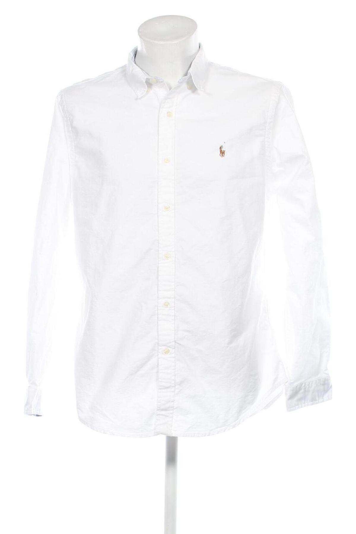 Мъжка риза Polo By Ralph Lauren, Размер XL, Цвят Бял, Цена 219,00 лв.