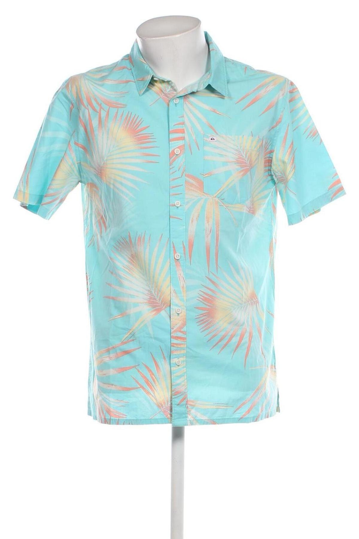 Ανδρικό πουκάμισο Quiksilver, Μέγεθος M, Χρώμα Μπλέ, Τιμή 15,88 €