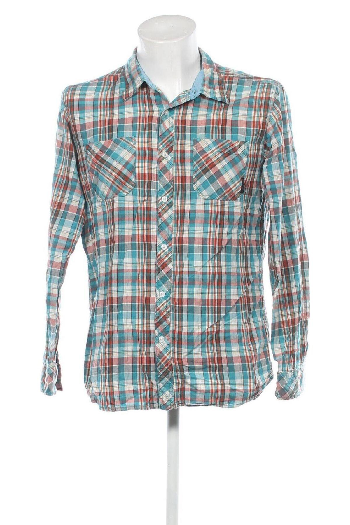 Ανδρικό πουκάμισο Quiksilver, Μέγεθος L, Χρώμα Πολύχρωμο, Τιμή 17,39 €