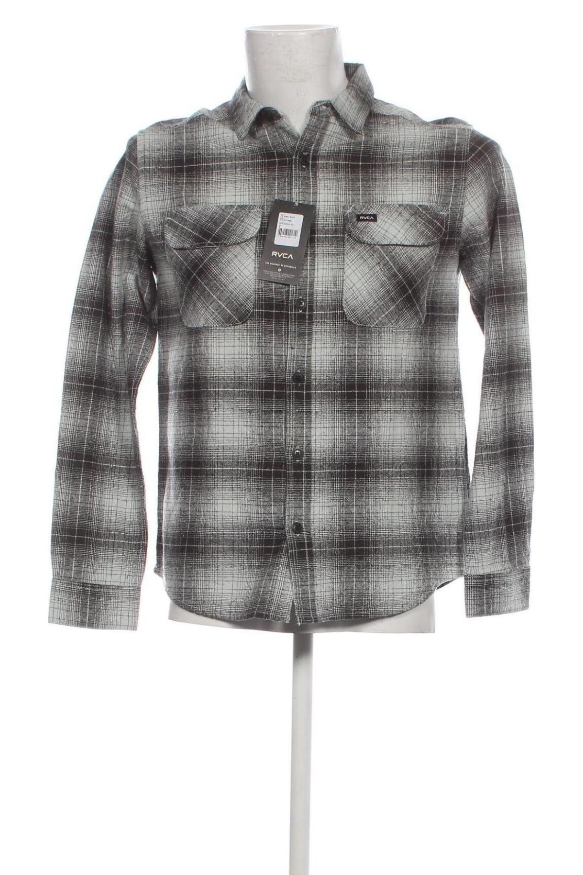 Ανδρικό πουκάμισο RVCA, Μέγεθος S, Χρώμα Γκρί, Τιμή 39,69 €