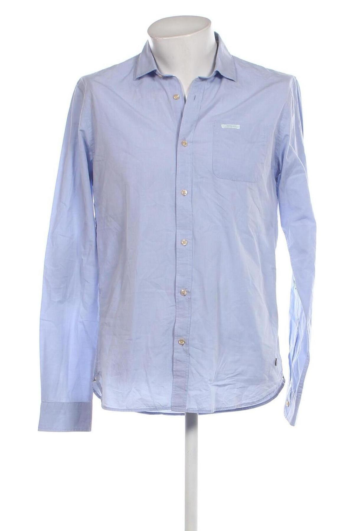 Herrenhemd Scotch & Soda, Größe L, Farbe Blau, Preis € 44,36