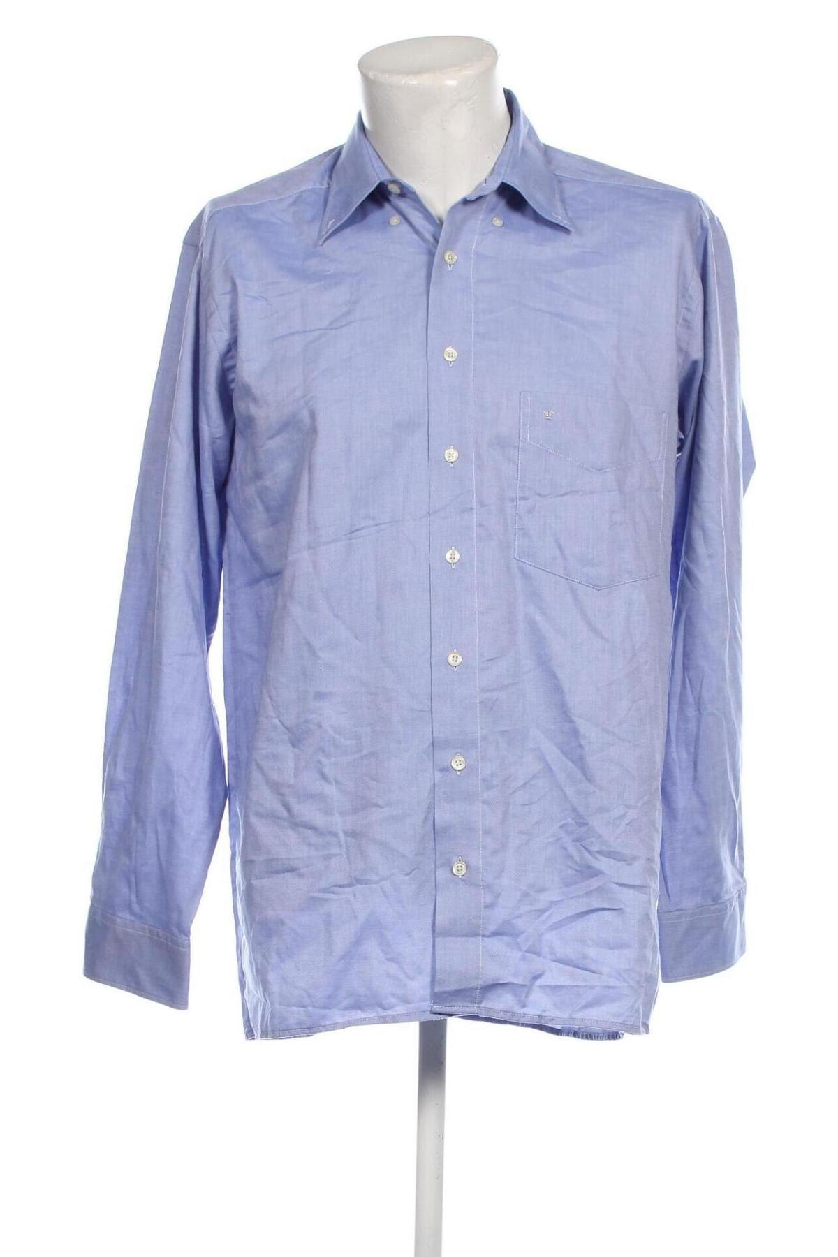 Herrenhemd Seidensticker, Größe M, Farbe Blau, Preis 23,66 €