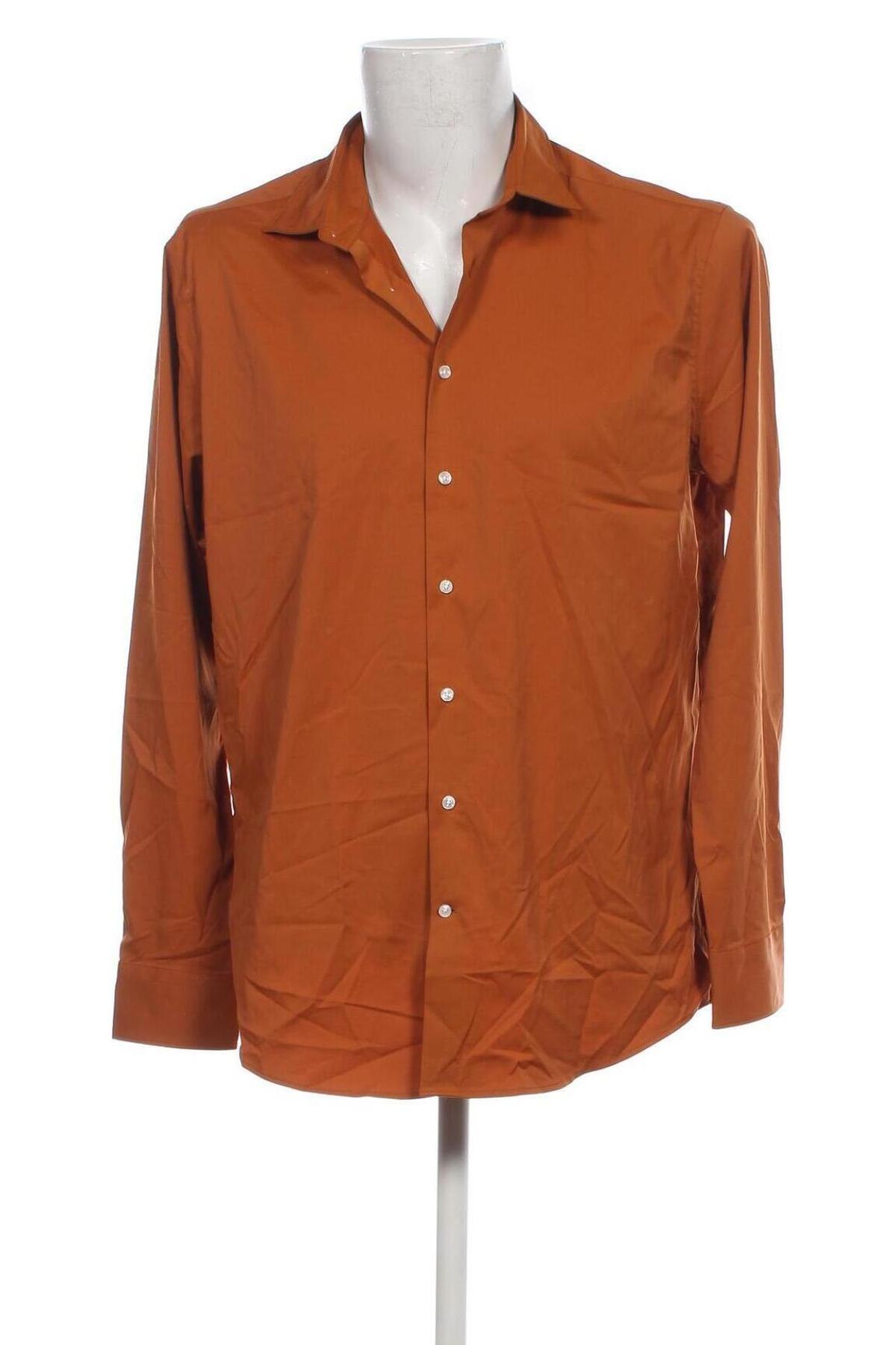 Ανδρικό πουκάμισο Seidensticker, Μέγεθος L, Χρώμα Πορτοκαλί, Τιμή 21,03 €