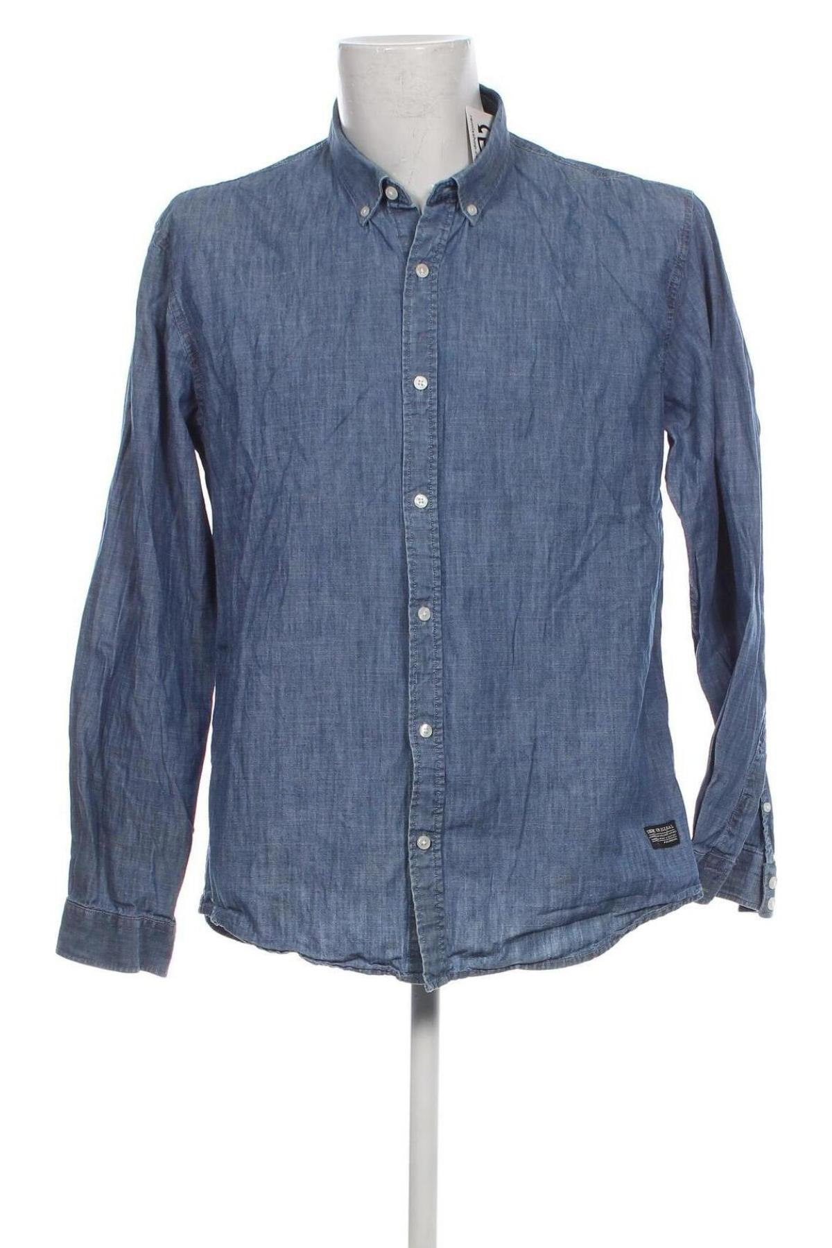Herrenhemd Shine Original, Größe XXL, Farbe Blau, Preis 8,07 €