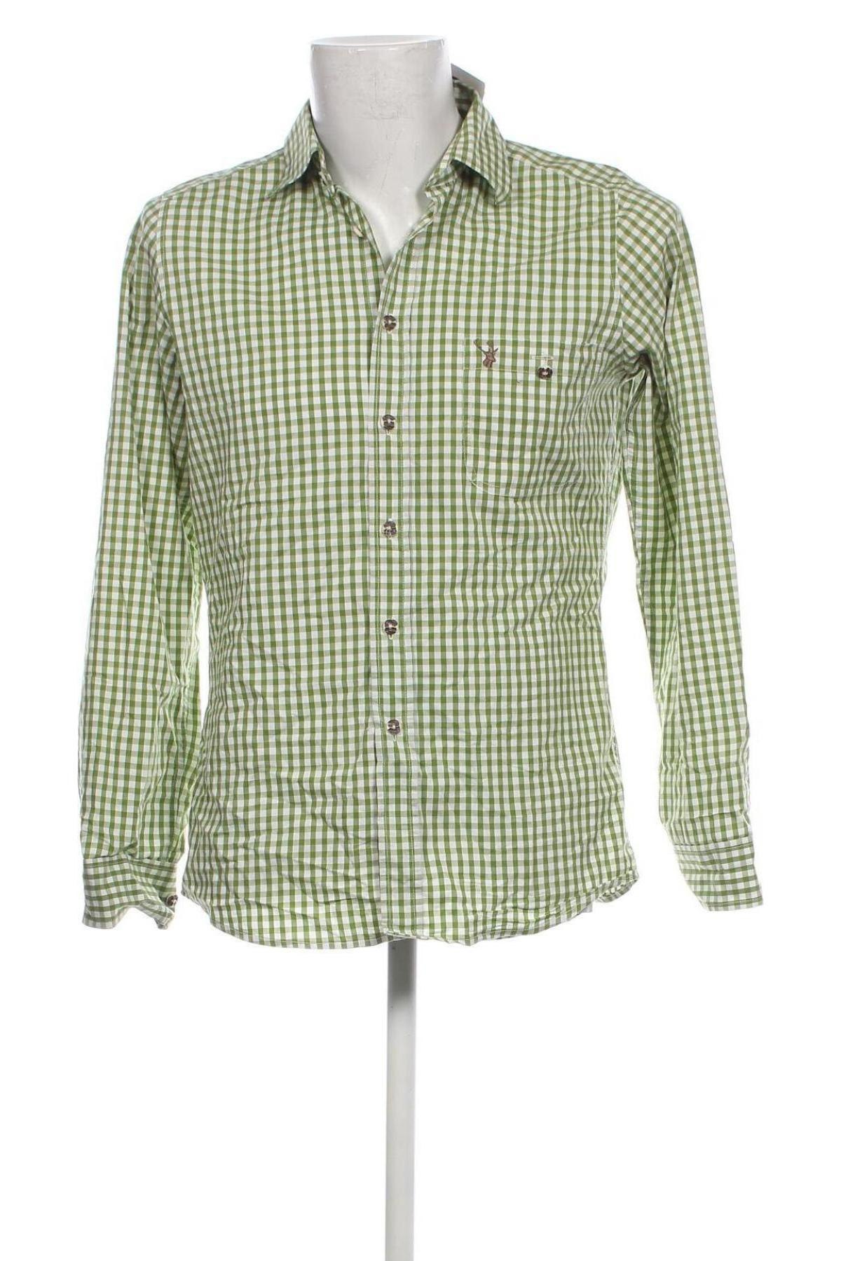 Herrenhemd Spieth & Wensky, Größe M, Farbe Grün, Preis € 23,66