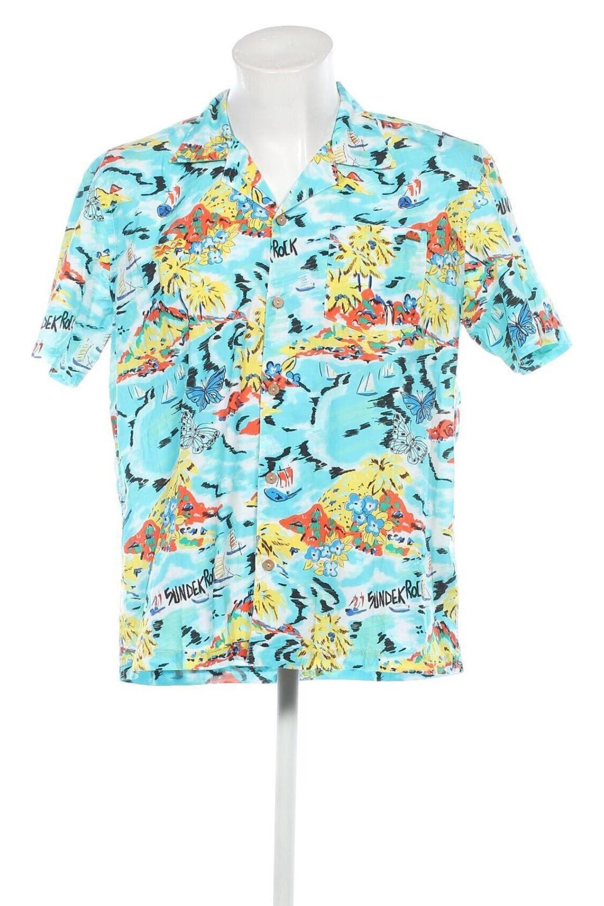 Ανδρικό πουκάμισο Sundek, Μέγεθος L, Χρώμα Πολύχρωμο, Τιμή 30,10 €