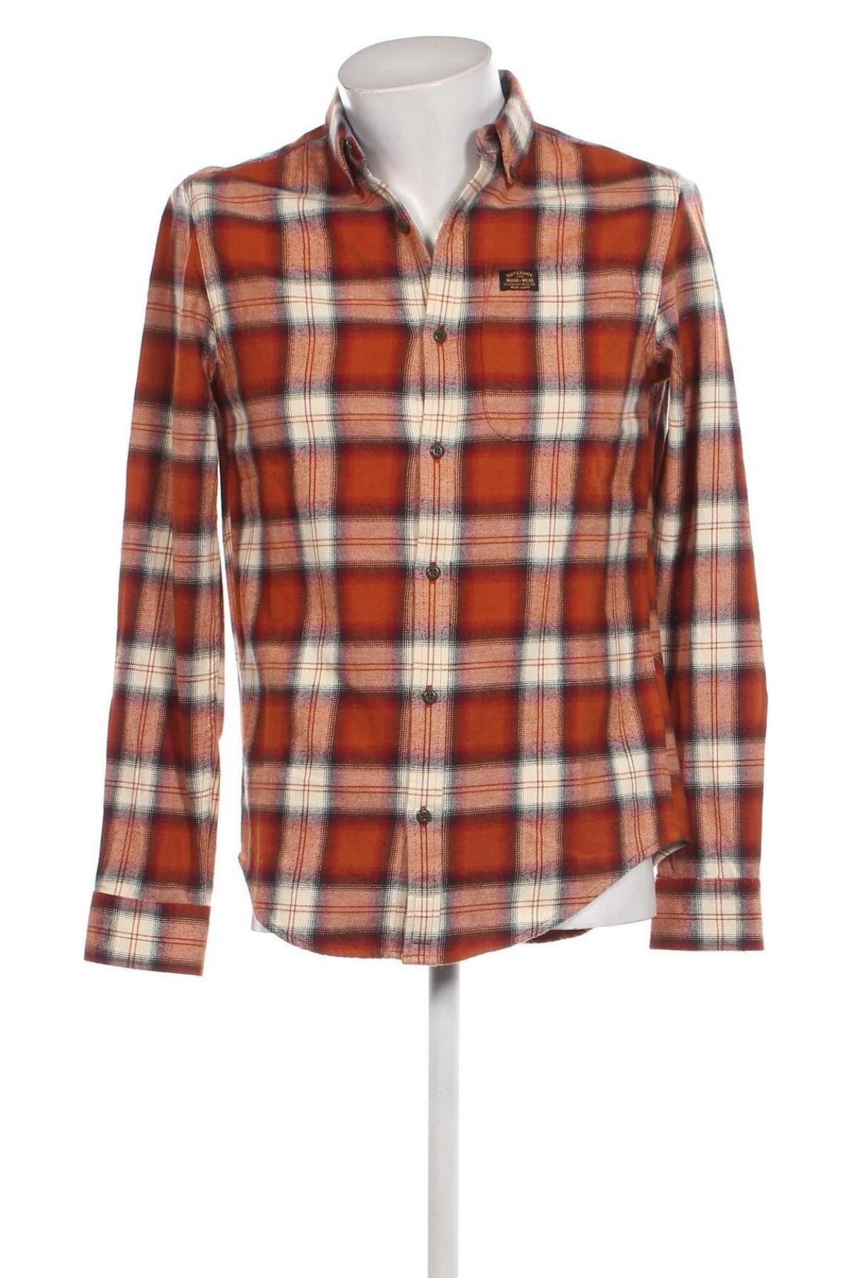 Ανδρικό πουκάμισο Superdry, Μέγεθος S, Χρώμα Πορτοκαλί, Τιμή 15,88 €