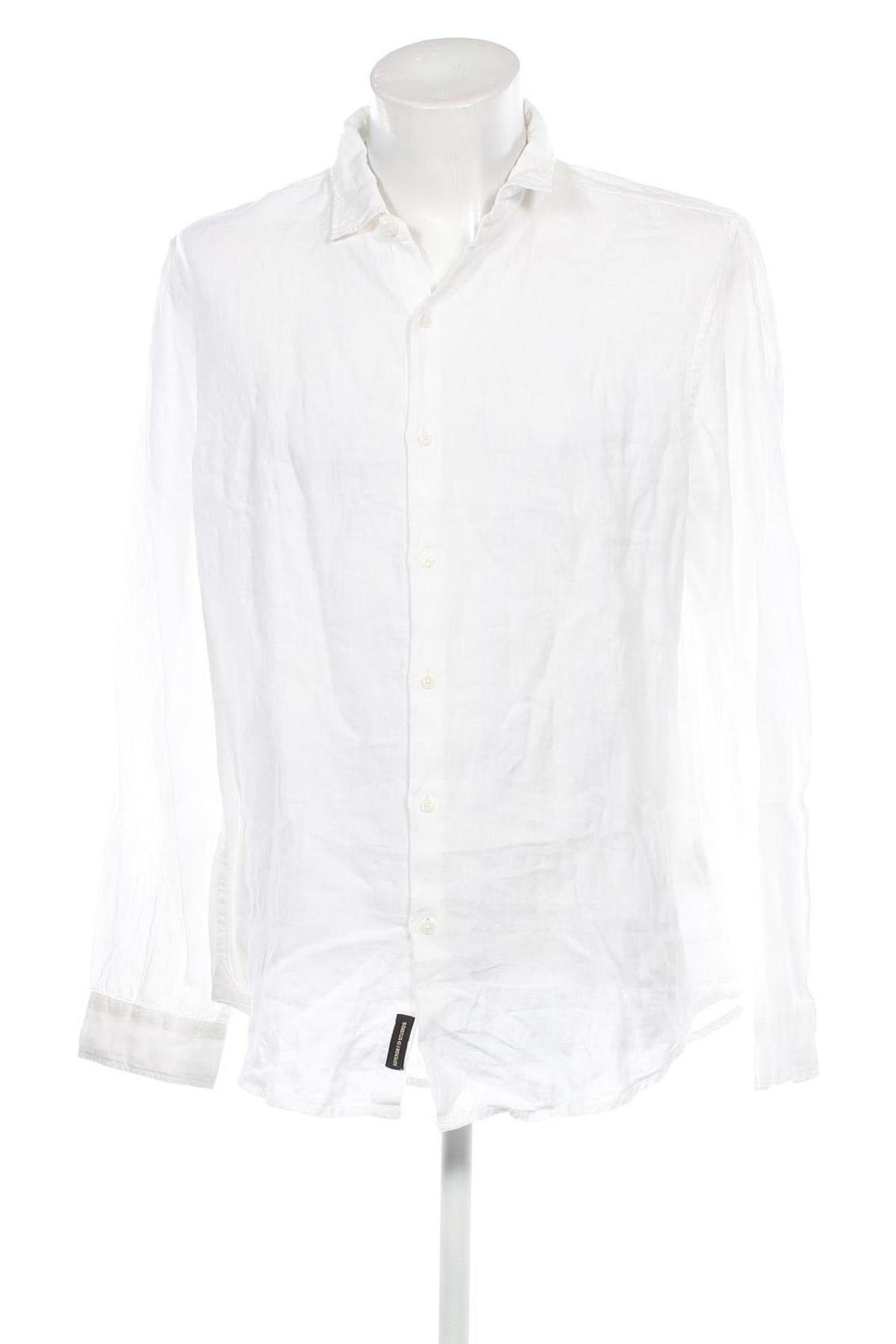 Herrenhemd Superdry, Größe 3XL, Farbe Weiß, Preis 45,36 €