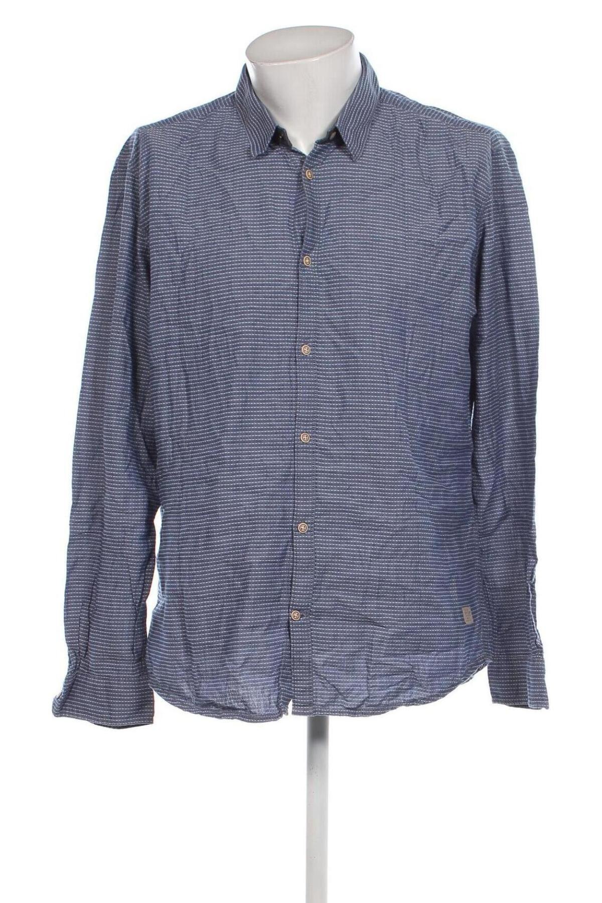 Ανδρικό πουκάμισο Tom Tailor, Μέγεθος XXL, Χρώμα Μπλέ, Τιμή 21,03 €