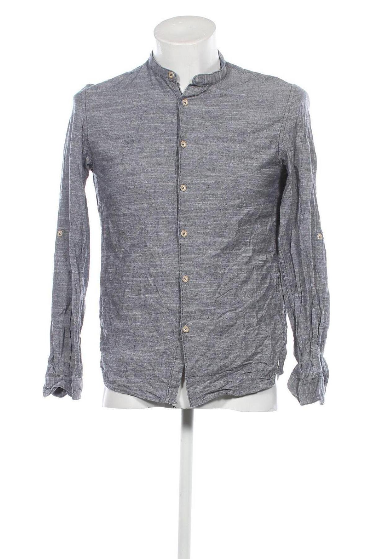 Herrenhemd Tom Tailor, Größe M, Farbe Grau, Preis 23,66 €