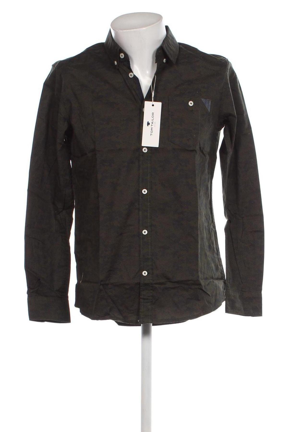 Ανδρικό πουκάμισο Tom Tailor, Μέγεθος M, Χρώμα Πράσινο, Τιμή 39,69 €